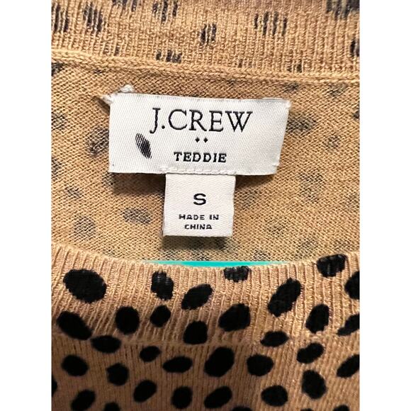Women's J. Crew "Teddie" Cotton Sweater - Picture 4 of 4